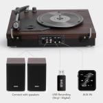 Retrospiler 3-Speed Turntable with Bluetooth Speakers
