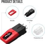 Universal Vinyl Record Player Replacement Needles (3 Pack)