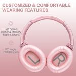 ZIHNIC Wireless Noise Cancelling Headphones - Rose Gold