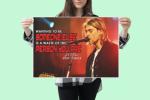 Kurt Cobain Nirvana Quote Art Poster