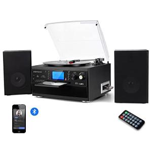 DIGITNOW Bluetooth Turntable with Stereo Speaker and More
