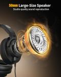 Aechorhy Over Ear Headphones for DJs and Studios
