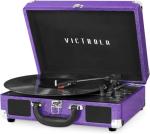 Victrola Journey Bluetooth Portable Record Player - Purple Glitter