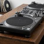 12-Inch Black Anti-Slip Turntable Mat