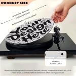 Customized 12" Vinyl Turntable Slipmat - Red