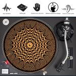 TazStudio Cork Turntable Mat for Vinyl Sound Enhancement