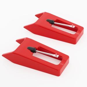 2-Pack Record Player Needle Replacement for Various Brands