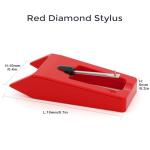 2-Pack Record Player Needle Replacement for Various Brands