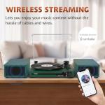Portable Bluetooth Vinyl Record Player with Speakers