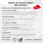 2-Pack Record Player Needle Replacement for Various Brands