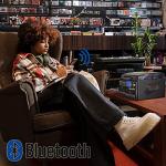9-in-1 Bluetooth Vinyl Record Player and Turntable