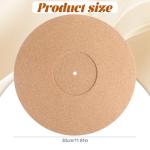 Cork Turntable Mat - 12 Inch Noise Reduction