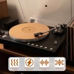 Cork Turntable Mat - 12 Inch Noise Reduction