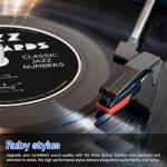 Bluetooth Vintage Turntable with Stereo Speakers