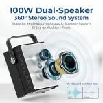 Powerful 100W Voice Amplifier with Wireless Microphones