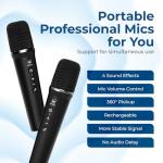 Powerful 100W Voice Amplifier with Wireless Microphones