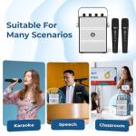Powerful 100W Voice Amplifier with Wireless Microphones