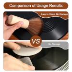 Vinyl Record Cleaning Brush with Wooden Handle