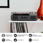 Bluetooth Turntable with Built-in Speaker and USB