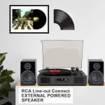 Bluetooth Turntable with Built-in Speaker and USB