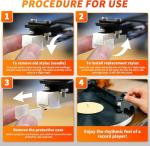2-Pack Replacement Diamond Needles for Record Players