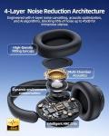 Wireless Active Noise Cancelling Headphones with 120H Playtime