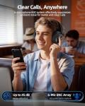 Wireless Active Noise Cancelling Headphones with 120H Playtime