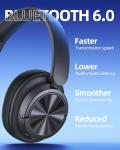Wireless Active Noise Cancelling Headphones with 120H Playtime