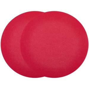 Red Felt Turntable Mats for Vinyl Records - 2 Pack
