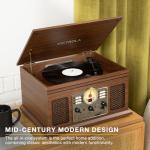Victrola Quincy 6-in-1 Bluetooth Record Player