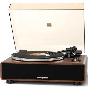 DIGITNOW High Fidelity Vinyl Record Player with Speakers