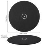 Facmogu 12-Inch Wool Slipmat for Vinyl Players