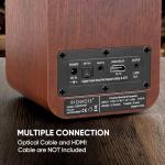 RIOWOIS Bluetooth Bookshelf Speakers for Vinyl Players