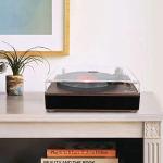 Walnut LP&No.1 Bluetooth Turntable with Stereo Speakers