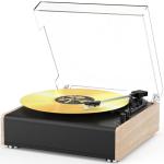 Bluetooth Vinyl Record Player with Built-in Speakers