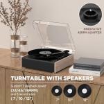 Bluetooth Vinyl Record Player with Built-in Speakers