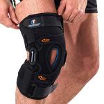 Hinged Knee Brace with Patella Support and Stabilizers