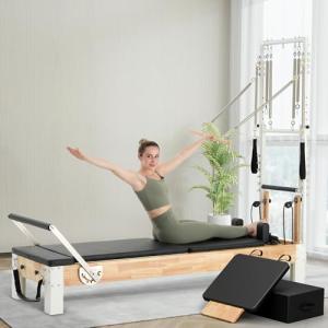Wooden Pilates Reformer with Tower and Accessories