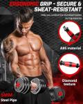 Prapark 4-in-1 Adjustable Weight Dumbbell Set