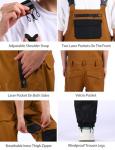GSOU SNOW Waterproof Insulated Men’s Ski Bibs