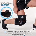Hinged Knee Brace with Patella Support and Stabilizers