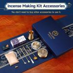 Complete Brass Incense Burner Kit for Meditation