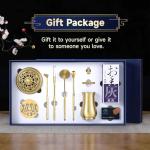 Complete Brass Incense Burner Kit for Meditation