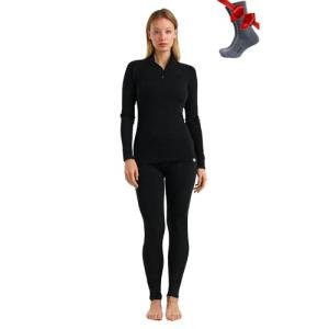Merino Wool Women's Thermal Base Layer Set