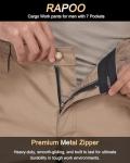 Men's Tactical Cargo Pants - Water Resistant, Multi-Pocket