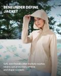 BENEUNDER Women's Lightweight UPF 50+ Sun Protection Hoodie
