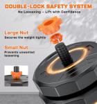 Adjustable 5-in-1 Dumbbells and Kettlebells Set