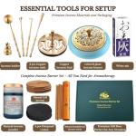 Brass Censer & Incense Burner Kit for Relaxation