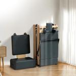 Foldable Pilates Reformer for Home Gym Fitness