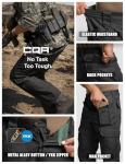 CQR Men's Waterproof Tactical Cargo Pants